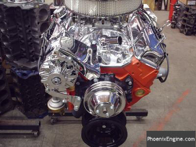 Final photo of the Chevy 350 355HP turnkey engine
